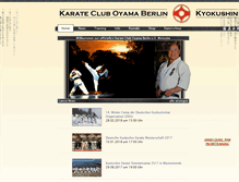 Tablet Screenshot of karate-club-oyama-berlin.de